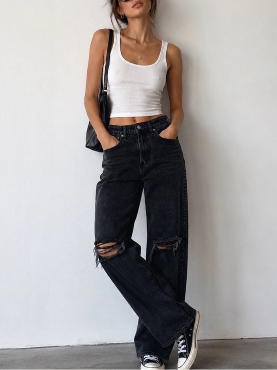 Abercrombie & Fitch Denim - Abercrombie & Fitch The 90s Relaxed Jean High Rise Size 00 Curve Love